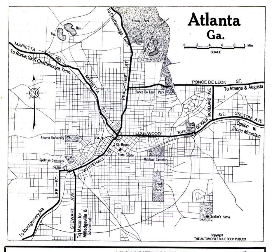 ਨਕਸ਼ਾ ਦੇ Atlanta ਜਾਰਜੀਆ