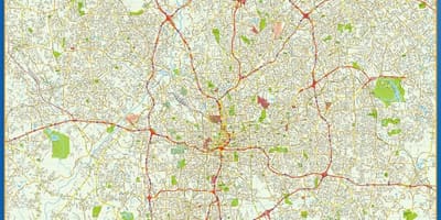 ਗਲੀ ਦਾ ਨਕਸ਼ਾ ਦੇ Atlanta
